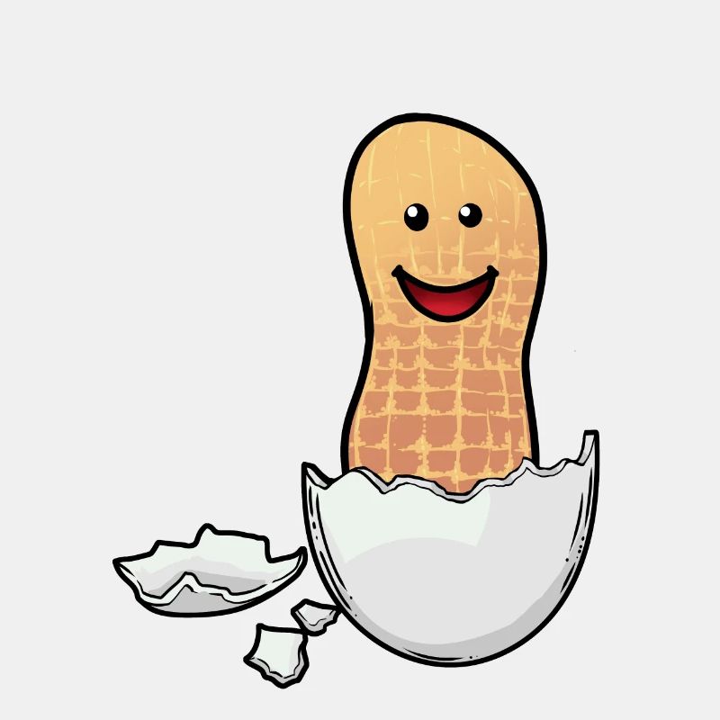 Peanut Baby EggShell Fantasy Happy Easter Egg
