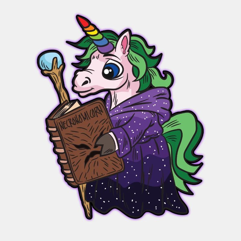 Unicorn Mage Necromancer Warlock Comic