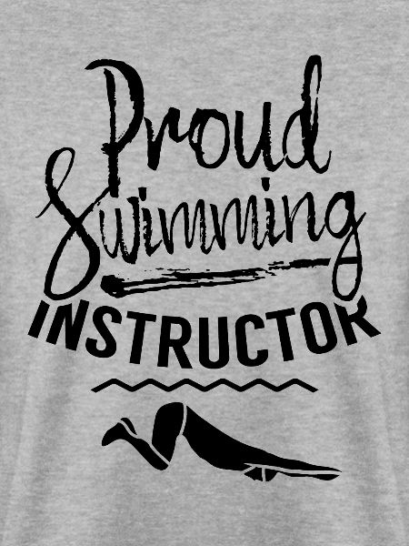 Stolzer Schwimmlehrer Coach Schwimmtrainer