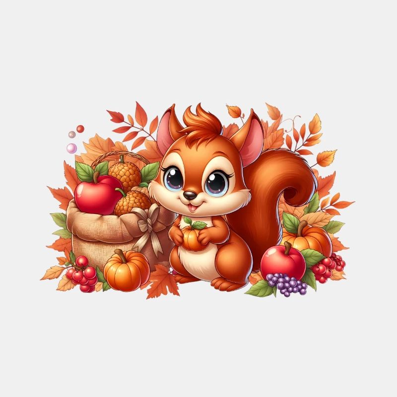 Eichhörnchen Herbst3