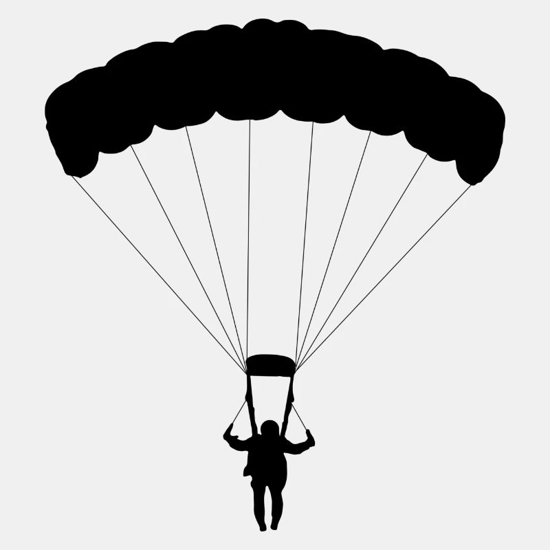 parachute skydiving parachuting skydiver