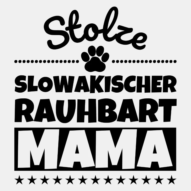 Stolze Slowakischer Rauhbart Mama