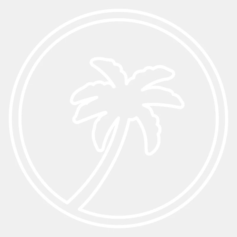 palm symbol circle