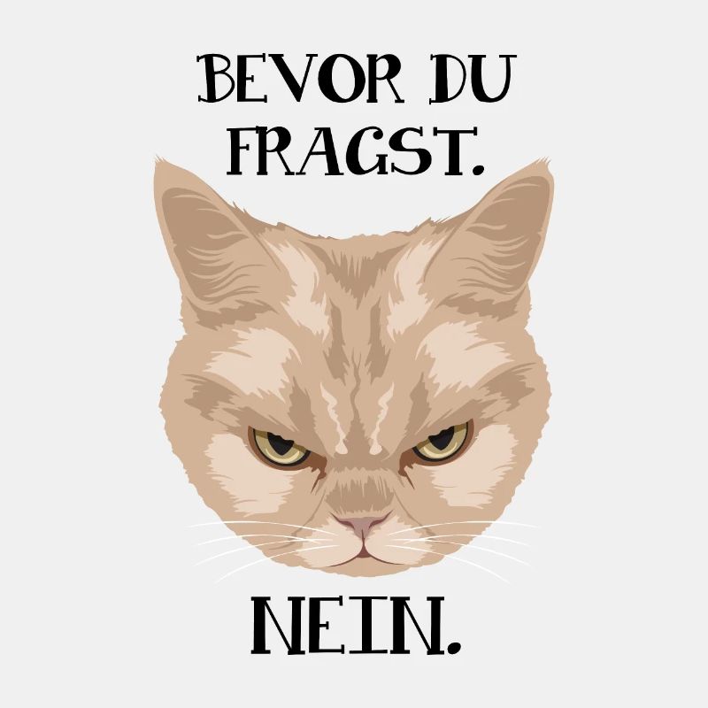 Grumpy Cat - Bevor du fragst_Nein - P