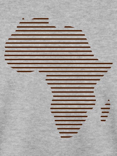 Afrika // Afrikakarte // Abstrakt // Linien