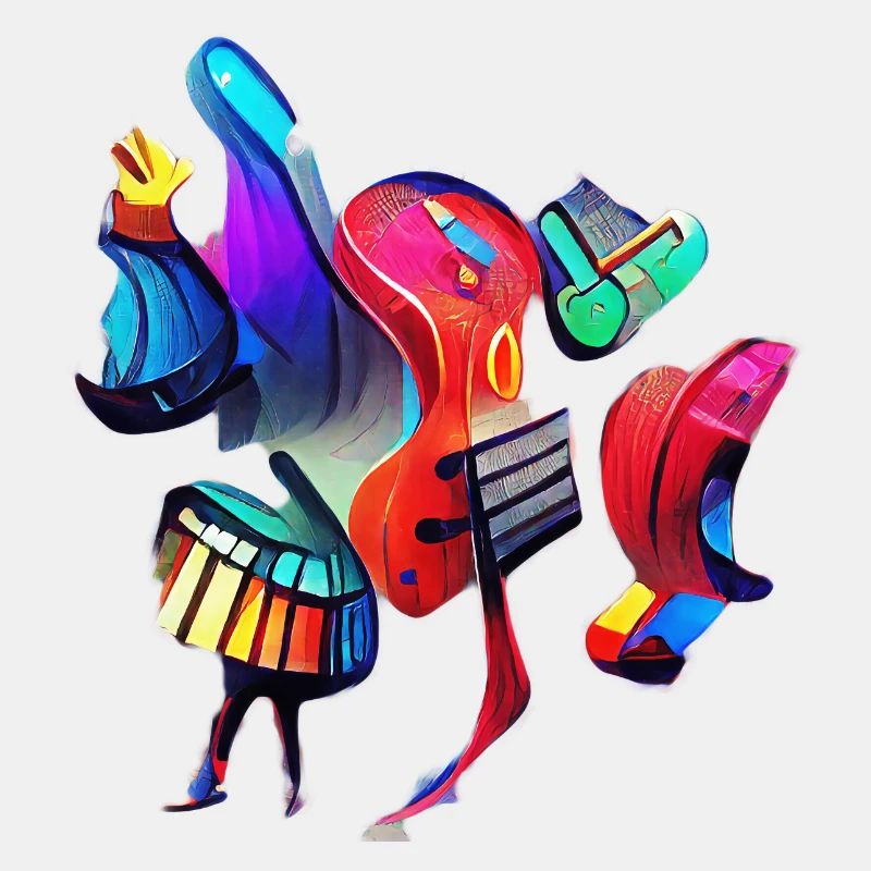 Instruments de musique abstraits