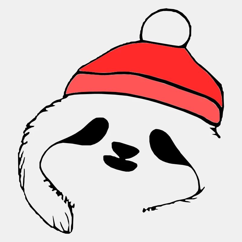 Sloth Christmas Cute Sloth Vector 2