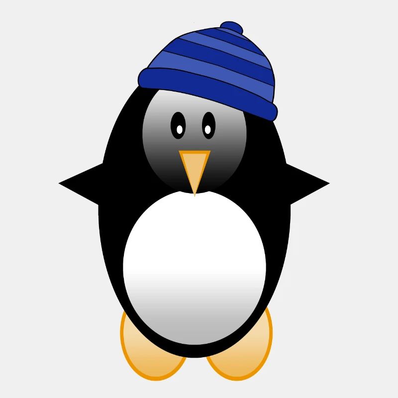Pinguin mit Mütze