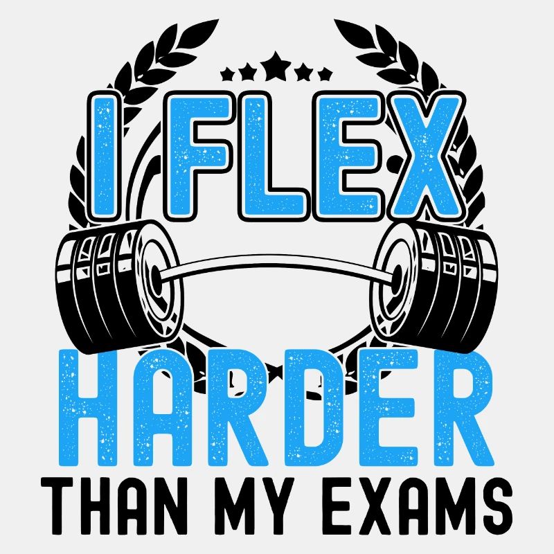 Je fais plus de flexions que mes examens. Cadeau