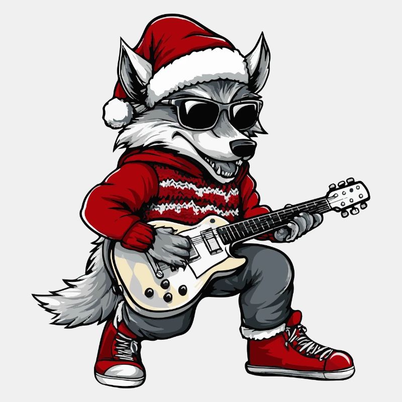 Wolf Weihnachten Gitarre