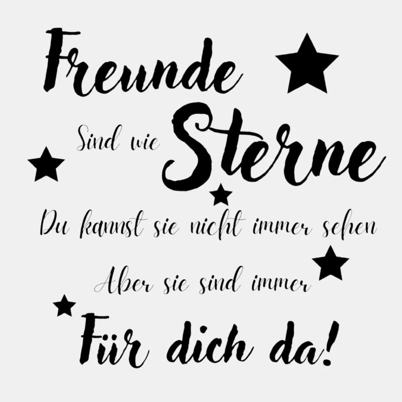 Freunde sind wie Sterne