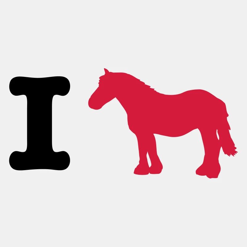 Ich liebe Reiten Kaltblut