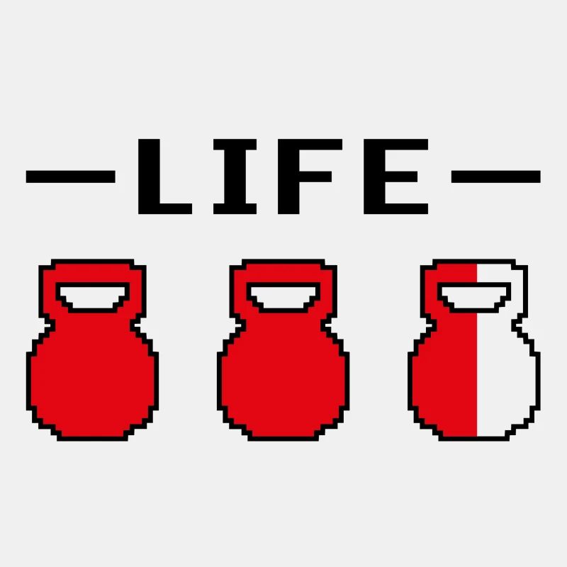 Kettlebell Life Pixellicht