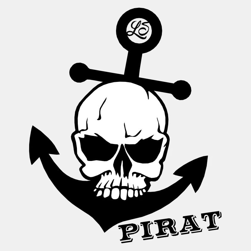 Pirat Skull Anker