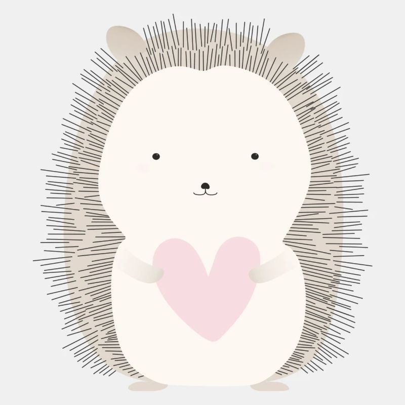 Igel mit Herz