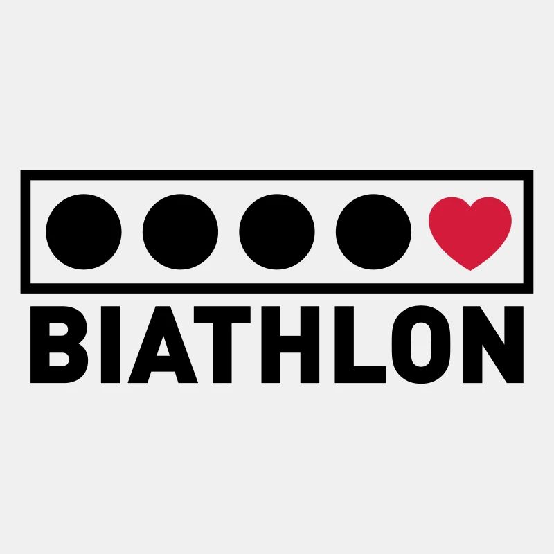Biathlon Zielscheiben mit Herz