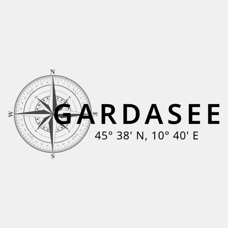 Gardasee (Lago di Garda) Kompass