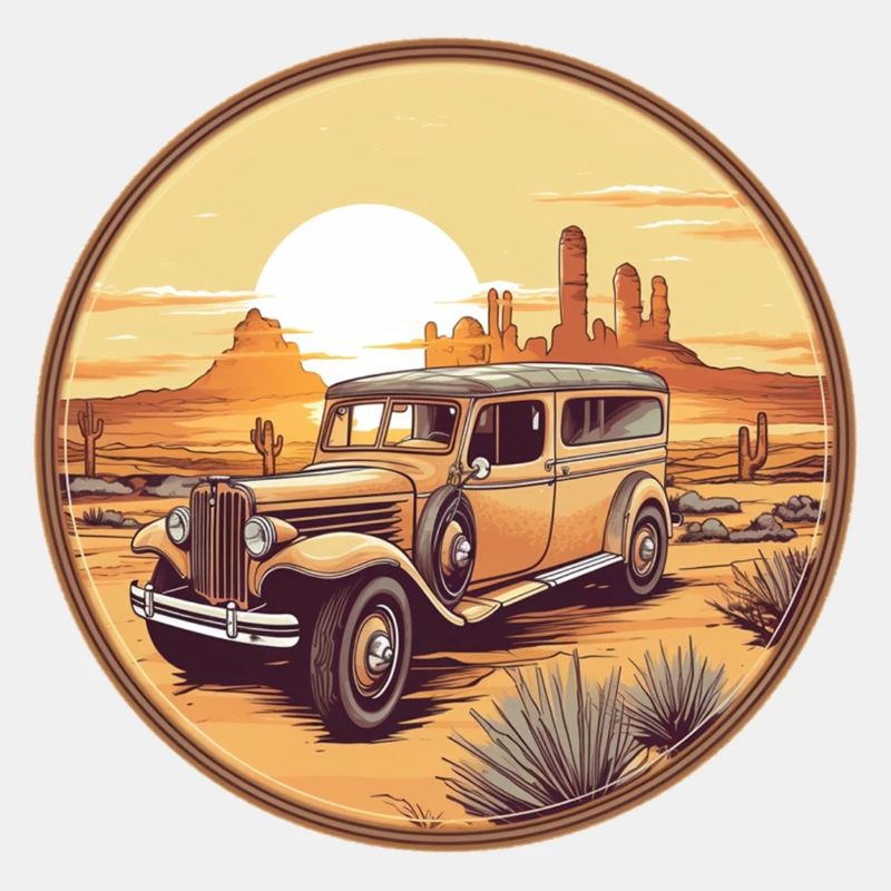 Oldtimer dans le désert