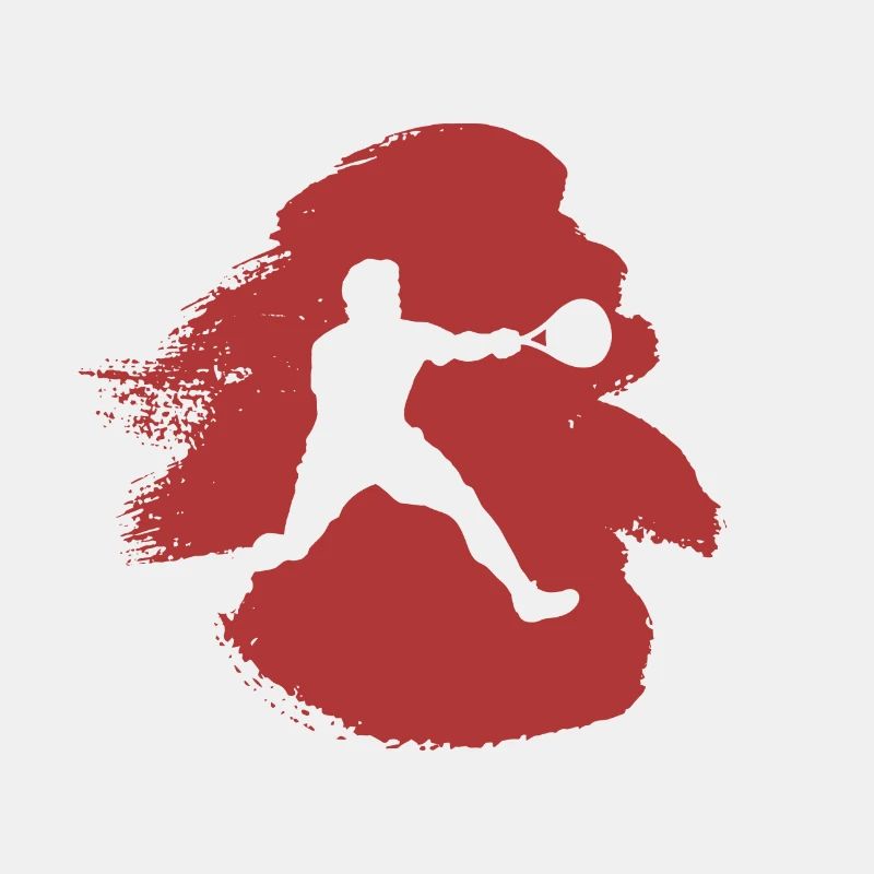 Squash Spieler Schläger Squashspieler