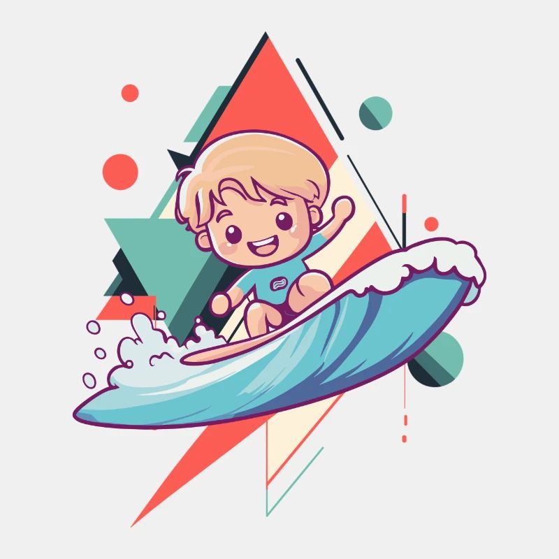 Surfer Surfen