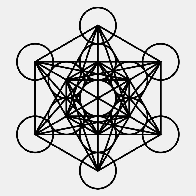 Metatrons Cube Würfel Geschenkidee