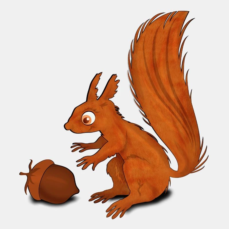 Squirrel with Nut