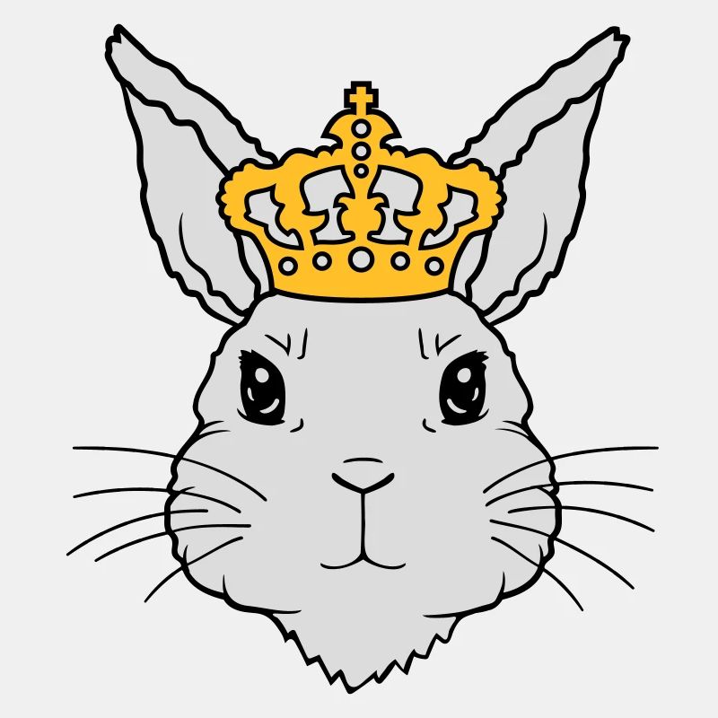 King Rabbit Crown Visage
