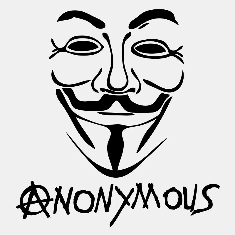 logo anarchy anonymous masque mask