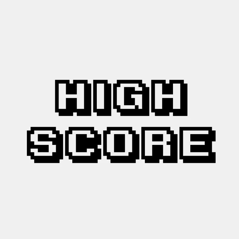 Arcade High Score schwarz