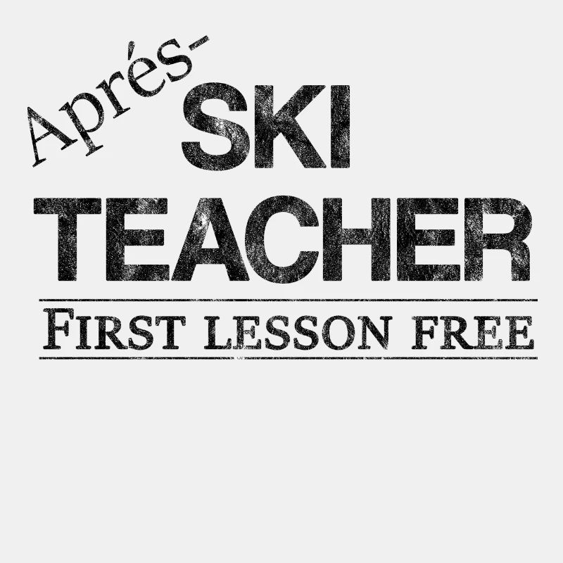 Après-ski teacher party saying gift idea