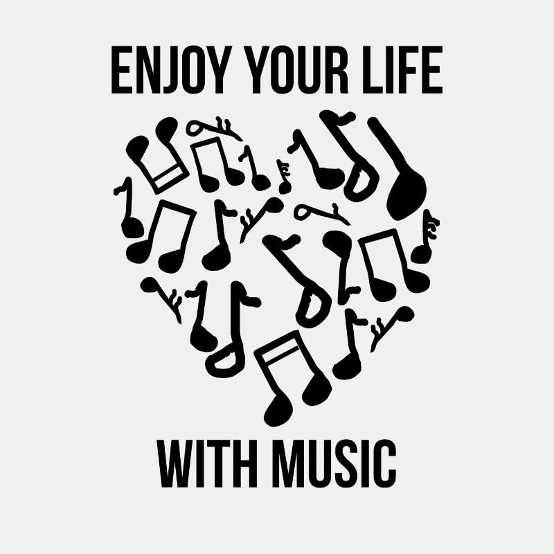 Musik Liebe Musiknoten Geschenk Geschenkidee Gift