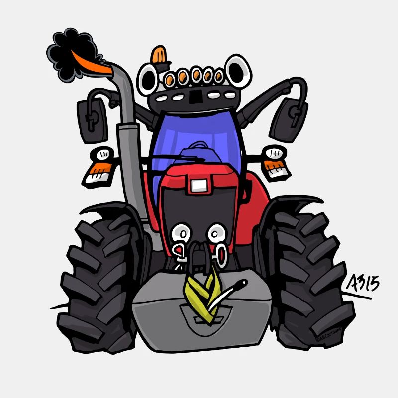 0152 Roter Traktor