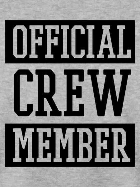OFFICIAL CREW MEMBER