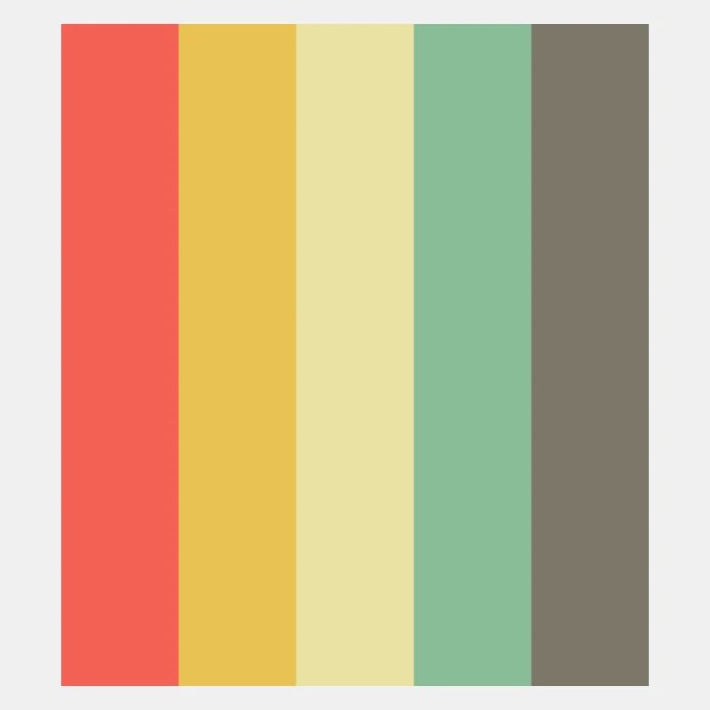 Retro Vintage Striped Rectangle Striped Template