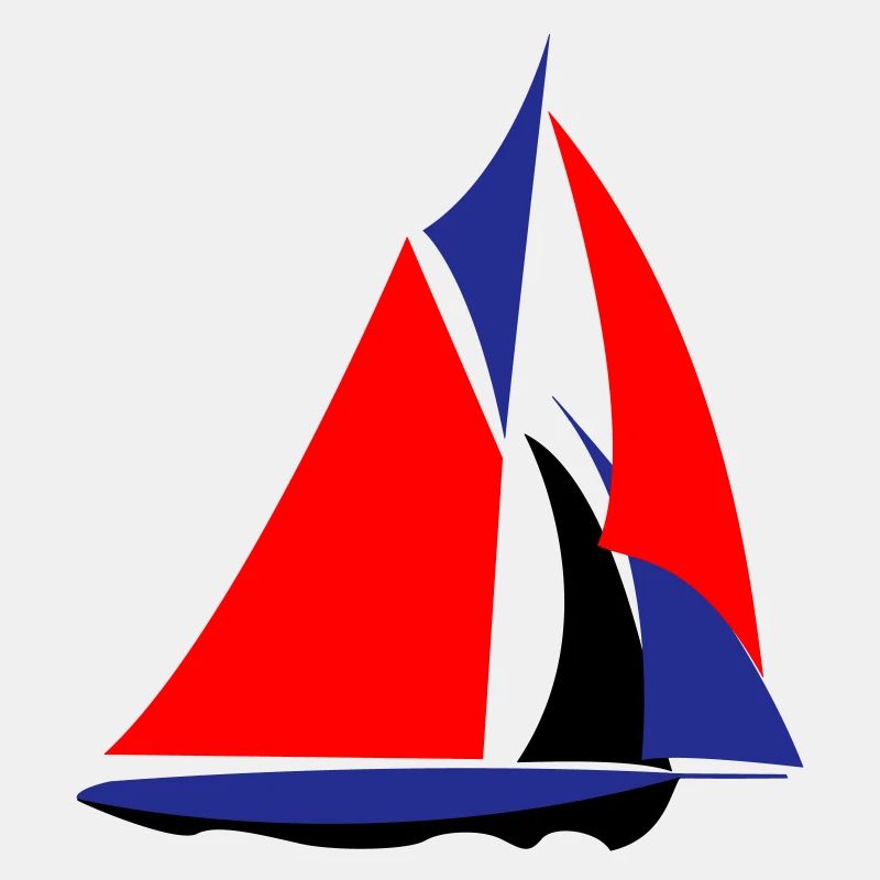 Französisches Segelboot