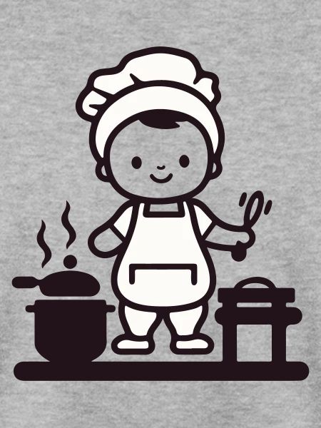 Kleiner Chefkoch in Aktion