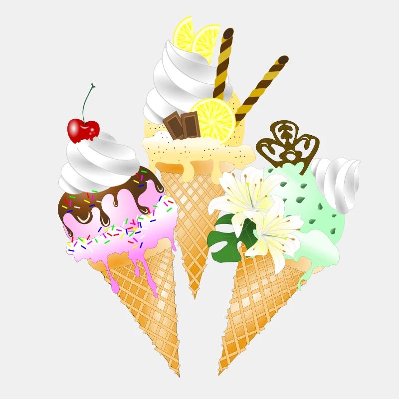 Cornet de crème glacée