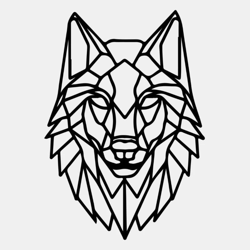 geometrischer Wolf