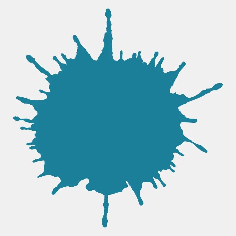 farbklecks Klecks Farbspritzer blau Geschenk