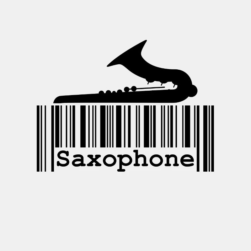 Saxophone Jazz Barcode Saxophone Classical Musician
