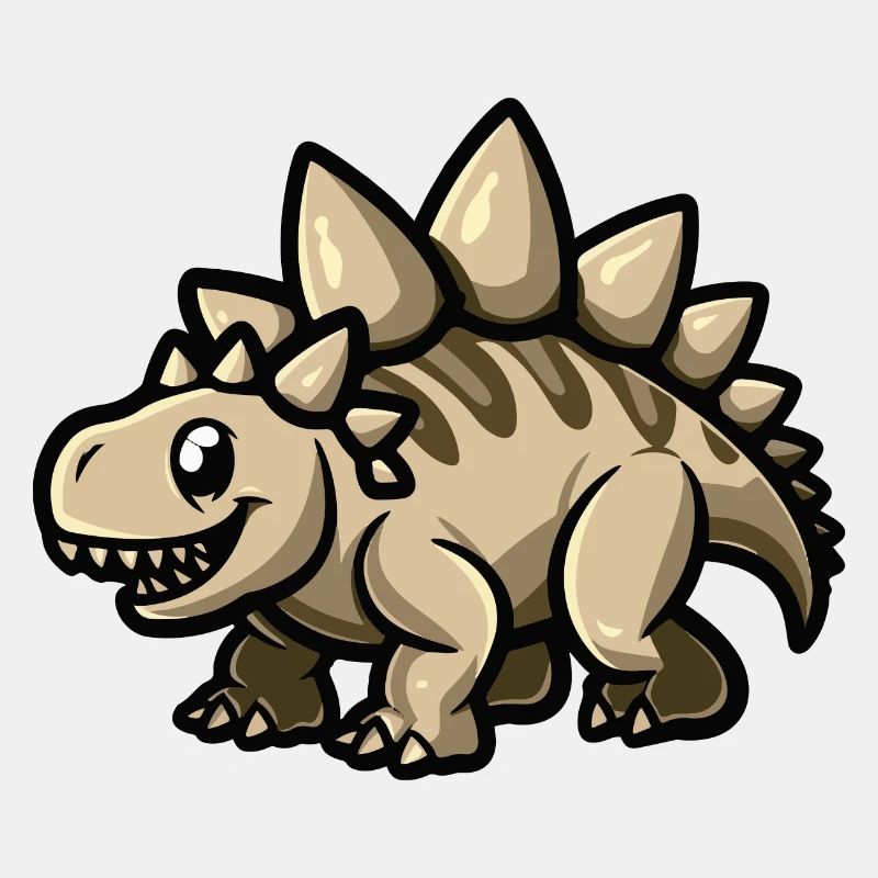 Dinosaurier stegosaurus Comic