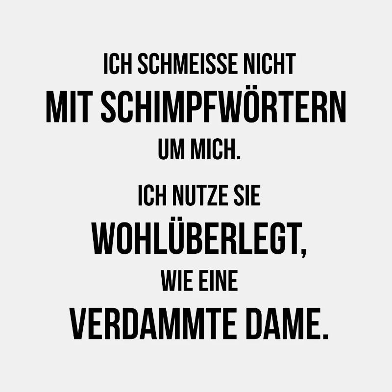 Frauenpower Eine verdammte Dame Geschenk