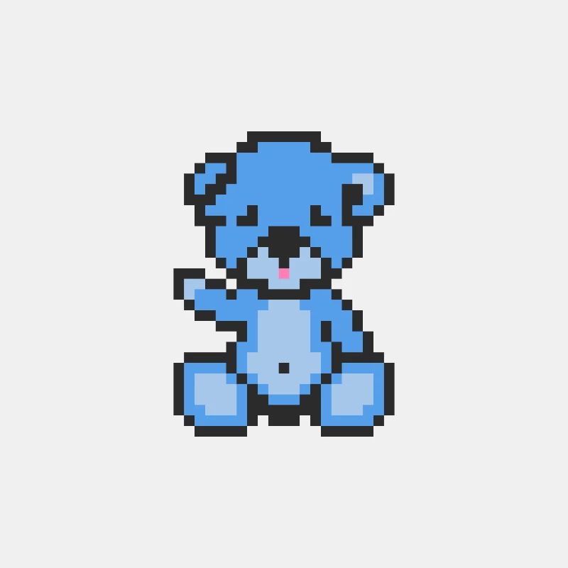 Pixel Bear Bluesky