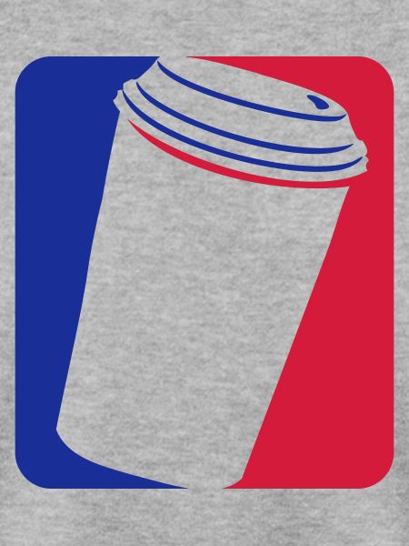 Blau Rot Kaffee Becher