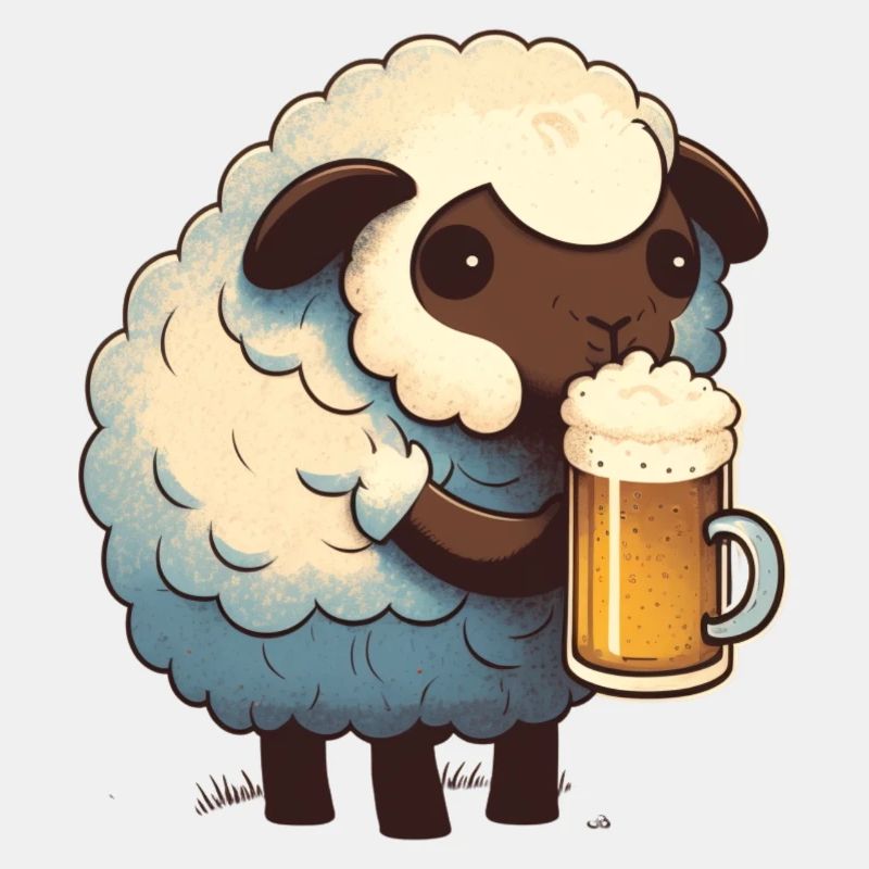 Petit mouton mignon à la bière