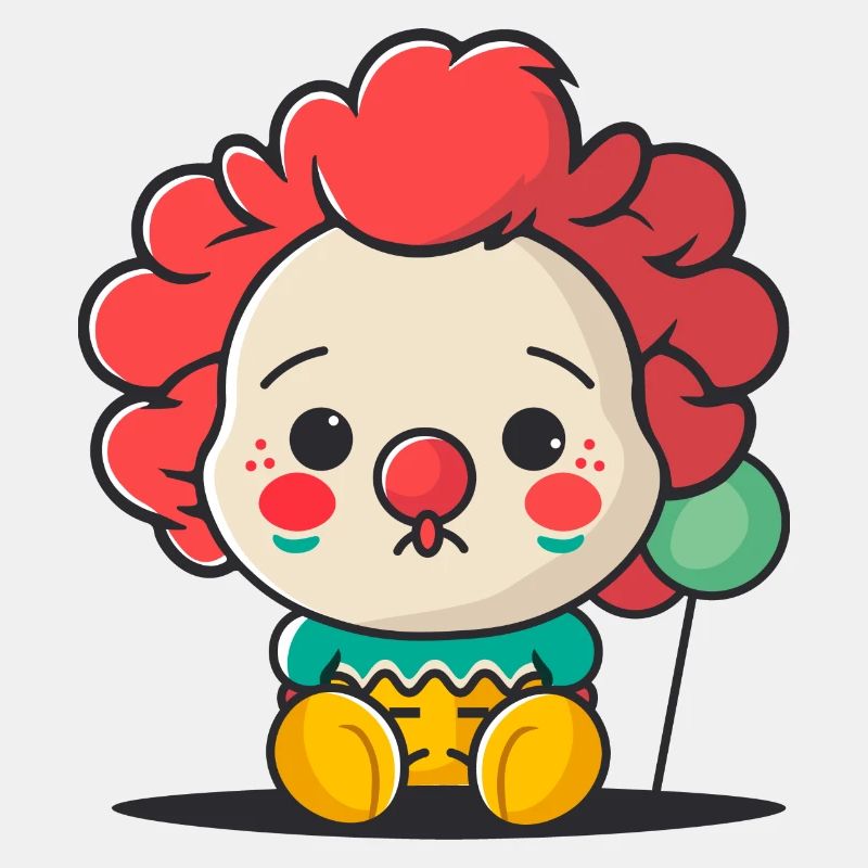 Niedliche Clown-Illustration