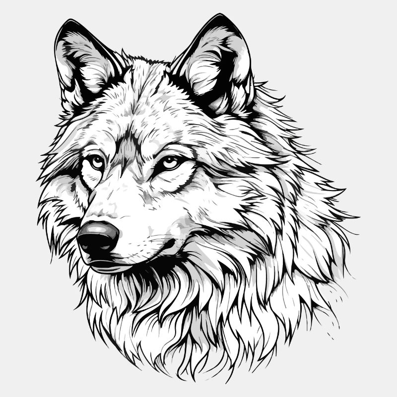 Weißer Wolf