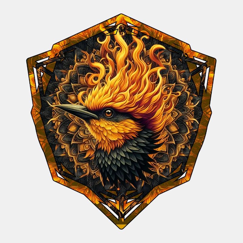 Mythischer Flammenvogel