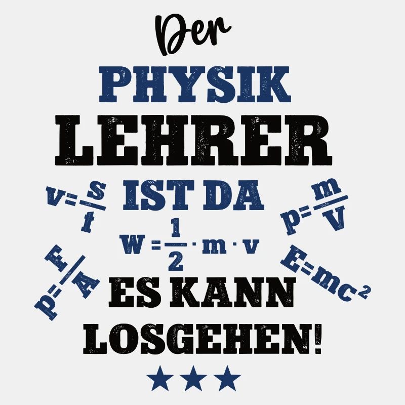 Der Physik Lehrer ist da Physiklehrer Beruf Schule