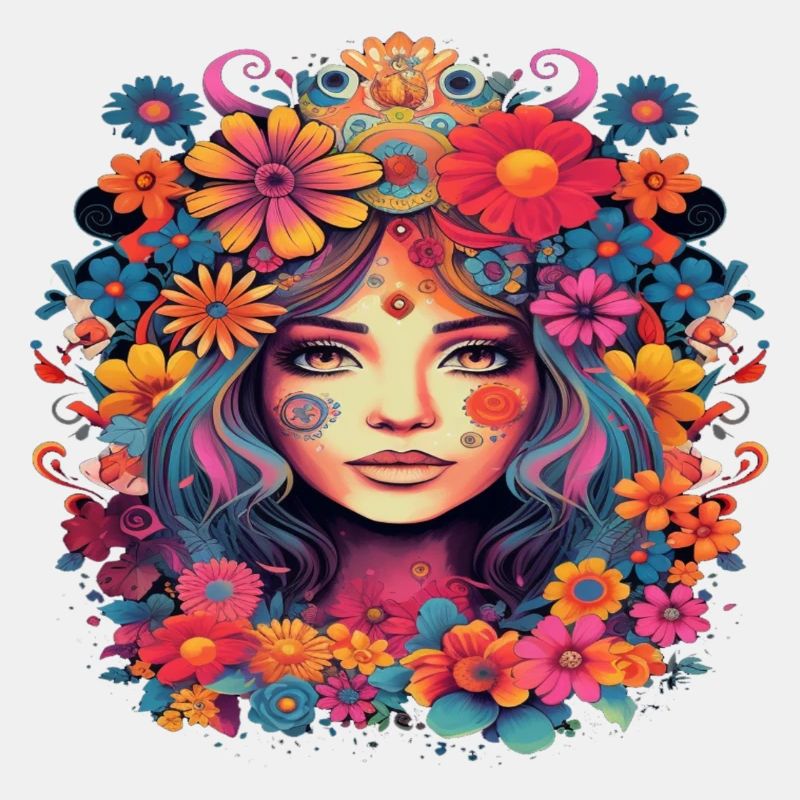 Flower Power Mädchen 2